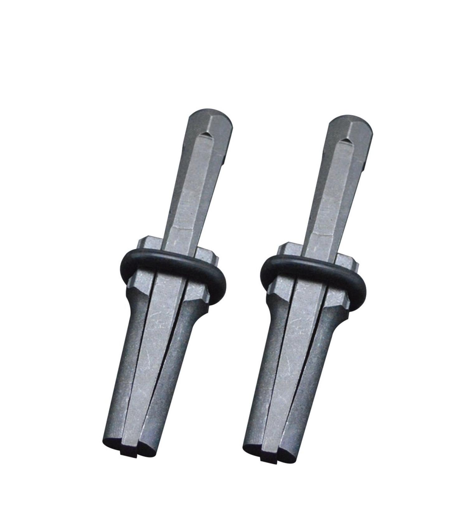 QWORK Stone Splitter 9/16 Heavy Duty Wedge & Feather Shims for Concrete, Marble, Granite, Rock - Buy Online on GoSupps.com