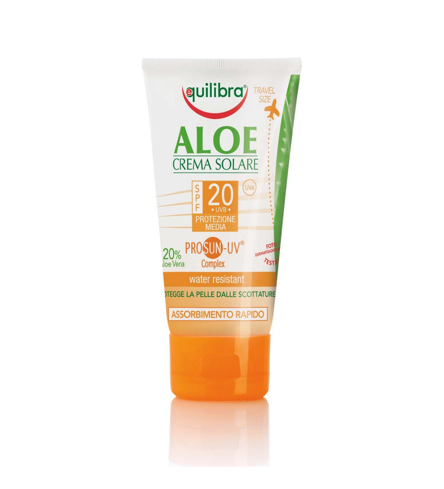 Equilibra Equilibra Aloe Sunscreen SPF 20 75ml Travel Size