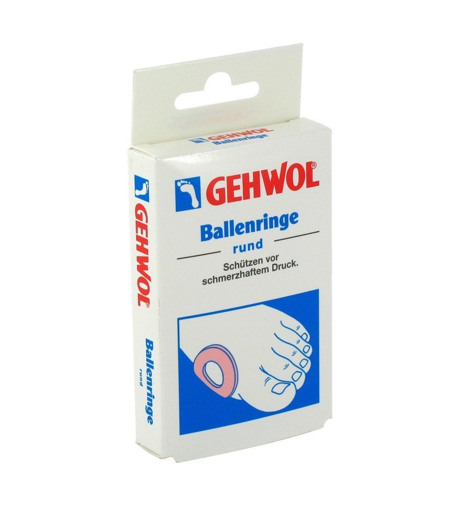 Gehwol ball rings round 6 pieces pressure protection