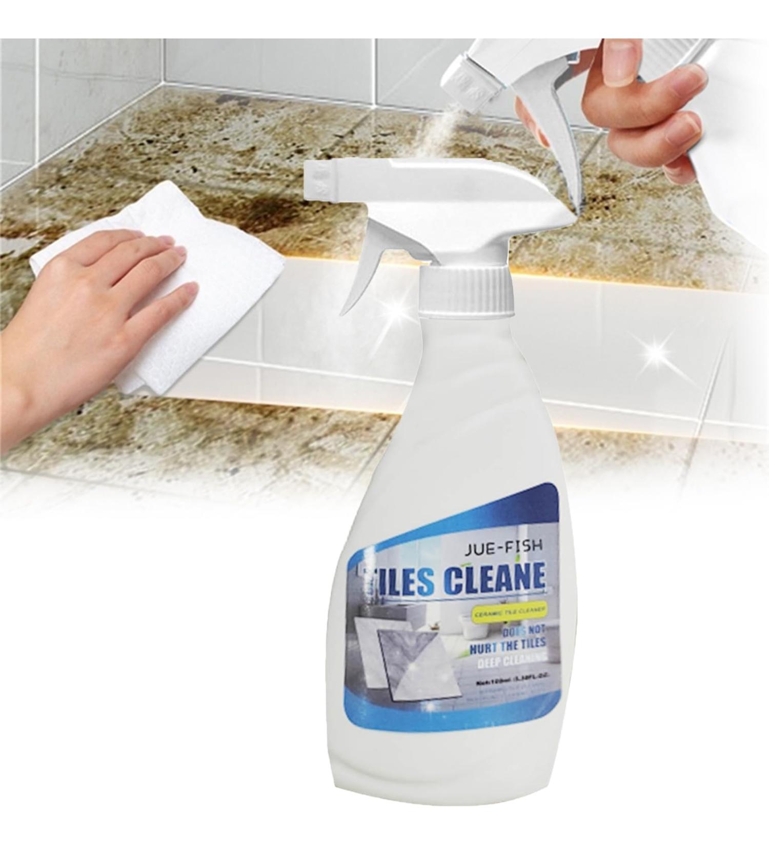 Tile Grout Cleaner Sprayer Natural Stone Stain Remover Cleaner Multi-Purpose Tile Grout Cleaner Whitener Polishing And Brightening Ceramic Floor Tile Cleaner For Bathroom & Kitchen (1PC) - Buy Online on GoSupps.com