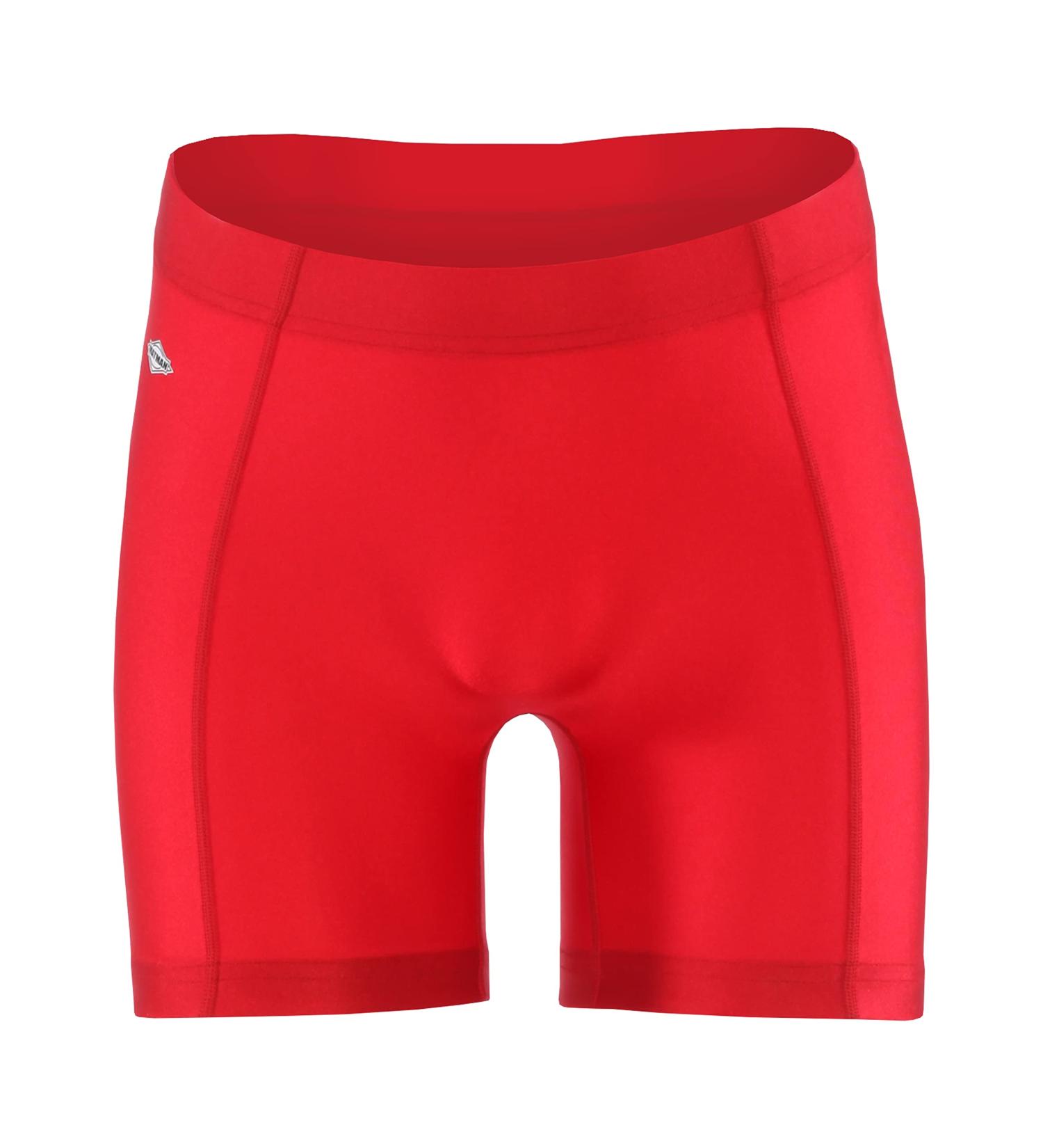 Matman Performance Compression Shorts - Red, Made in USA (4X-Small) | Men's Boys Nylon Spandex - Buy Online on GoSupps.com