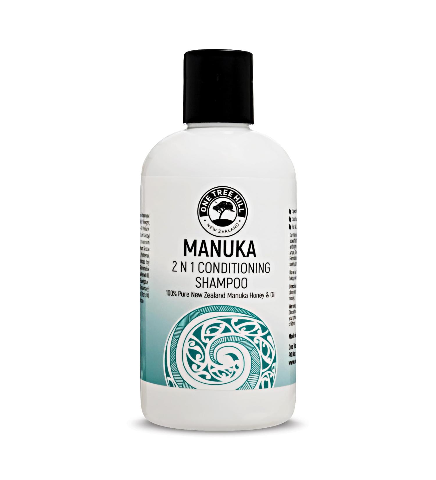 One Tree Hill Manuka 2-in-1 Conditioning Shampoo | Nourishing Manuka Honey & Essential Oil Blend | 9 Fl Oz - Shop Internationally - Buy Online on GoSupps.com