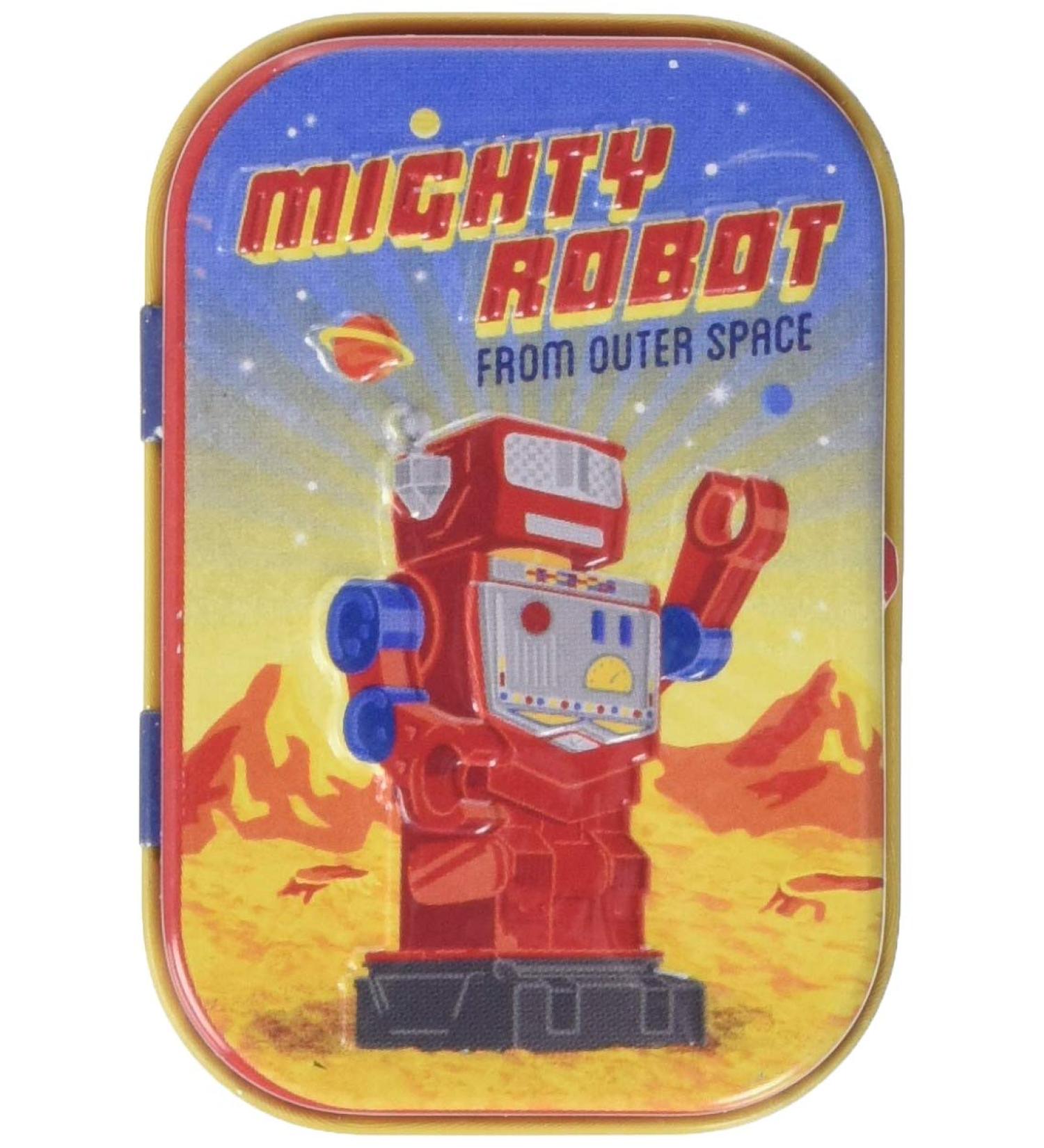 Nostalgic-Art 81319 Retro Wave Mighty Robot Pill Box | Vintage Style Storage for Pills & Supplements - Buy Online on GoSupps.com