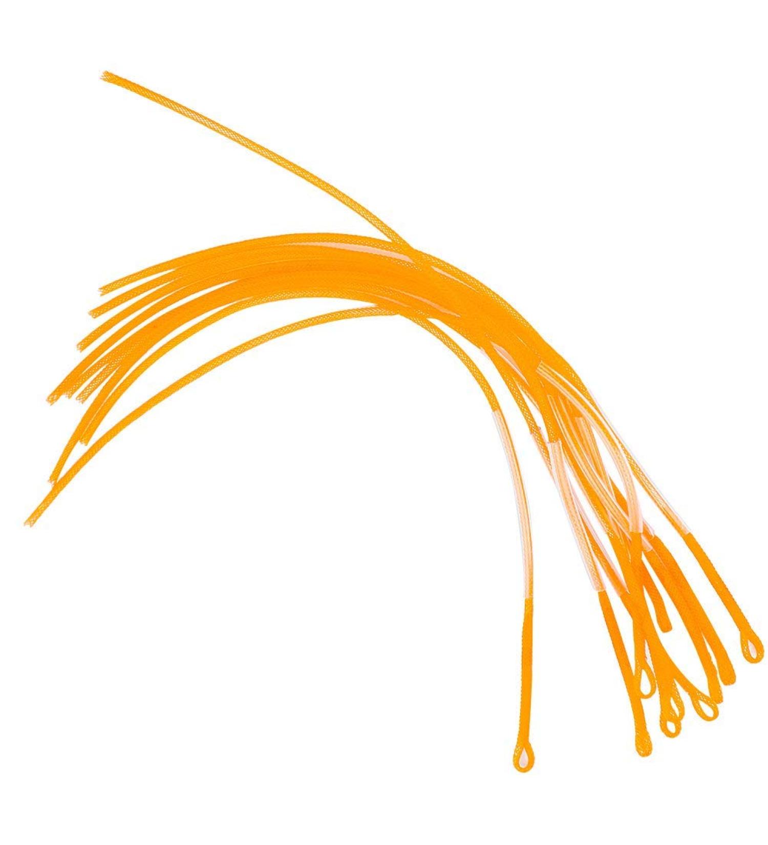 10Pcs Yellow 30LB 50LB Fly Fishing Line Loops Connector - Braided Tackle Accessories for Enhanced Fishing Performance - Buy Online on GoSupps.com