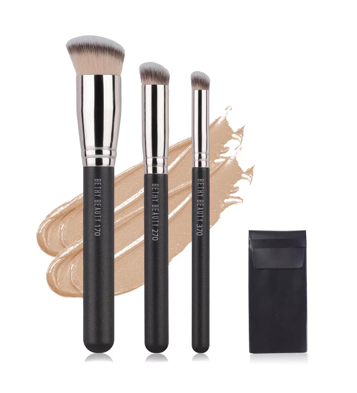 Foundation & Concealer Kabuki Brush Set for Flawless Makeup Application - Buy Online on GoSupps.com