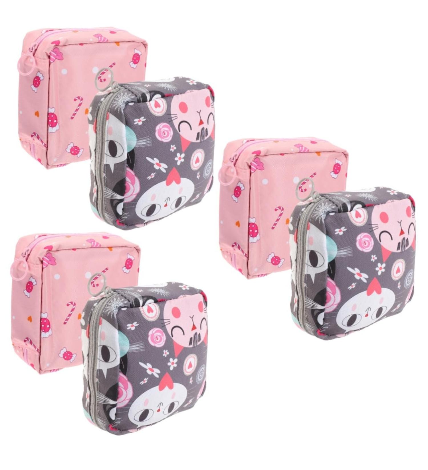 Shop Abaodam 6-Piece Menstrual Pillow & Napkin Storage Bag Set Women's Period Organizer & Carrying Bag - Buy Online on GoSupps.com