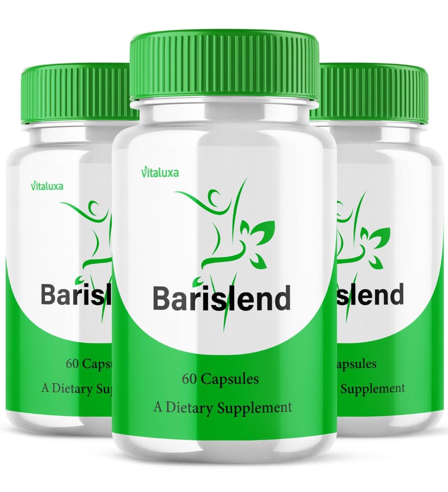 (3 Pack) Barislend Capsules Barisland Pills Pink Salt Blend for Women Barislends Max Strength Supplement Official Advanced Formula Natural Energy Support Bari Slend Review (180 Capsules) - Buy Online on GoSupps.com