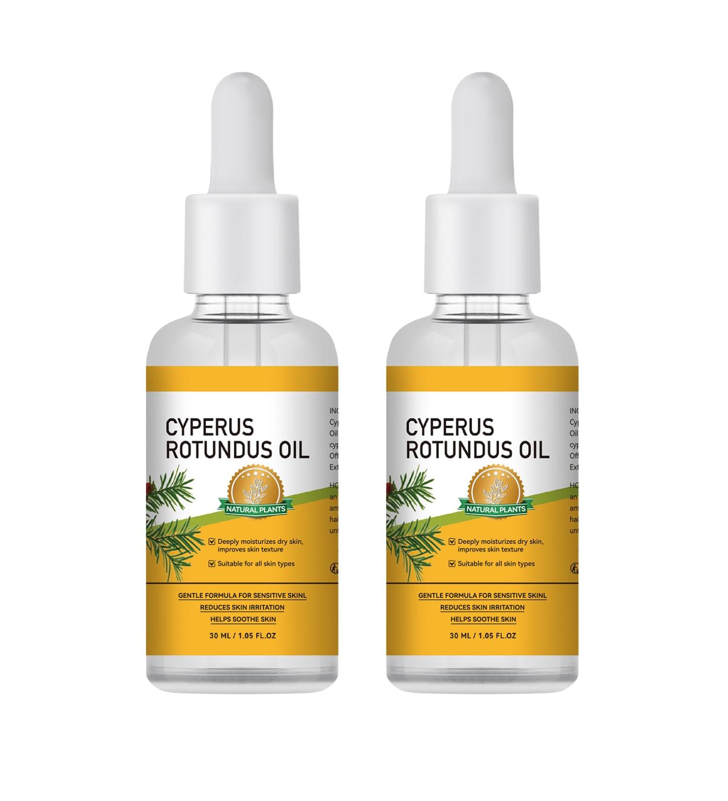 Cyperus Rotundus Oil - 30mL (1.05 FL.OZ) Natural Plant-Based Hair Removal Care Oil Gentle for Sensitive Skin Deeply Moisturizes Reduces Irritation & Soothes Dry Skin (2PCS) 0.53 Fl Oz (Pack of 2) - Buy Online on GoSupps.com