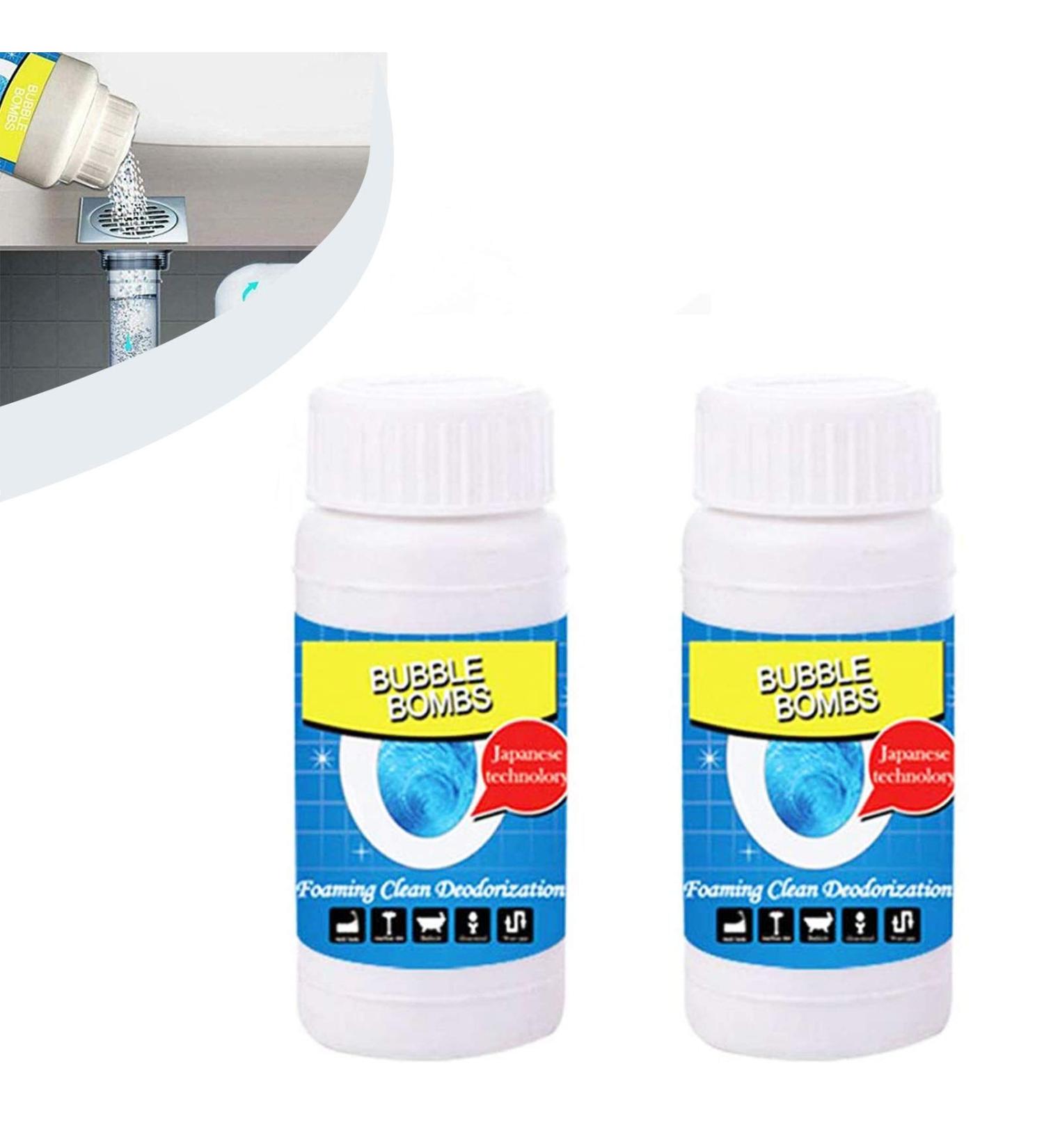 Pipe Dredge Deodorant Kitchen Toilet Bubble Bombs Bubble Bombs Fast Foaming Clean Powder Powerful Sink and Drain Cleaner - Buy Online on GoSupps.com