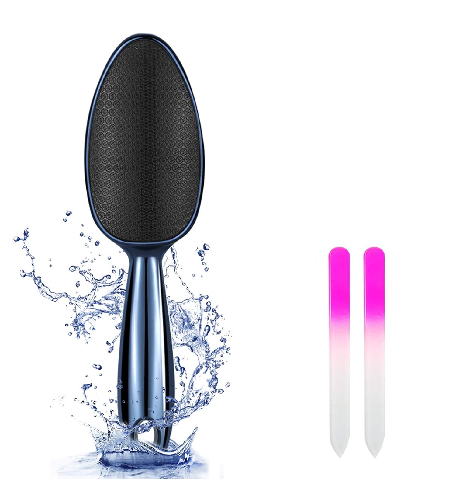 Banral 2-in-1 Nano Glass Raspel & 3D Foot Care Pedicure Set - Professional Callus Remover for Men & Women | Salon & Home Foot Care - Buy Online on GoSupps.com