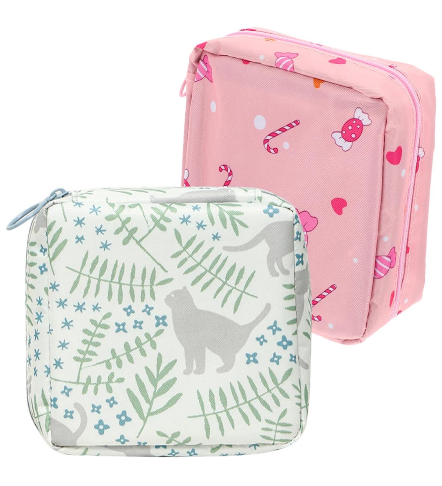 Subsofan Upholstery Pocket 2-Slot Sanitary Holder | Women's Bandages & Tampon Organizer | Daily Use Fabric Accessory - Buy Online on GoSupps.com