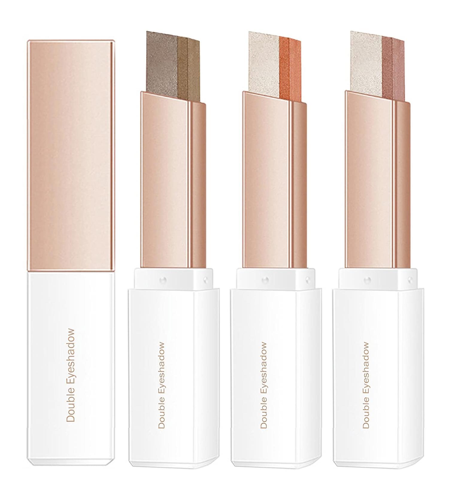6 Colors Gradient Eyeshadow Stick Set - Shimmer Double Colour Eye Shadow Makeup Pen - Glitter Radiant, Waterproof & Durable - Women's Eye Makeup (Set B) - Buy Online on GoSupps.com