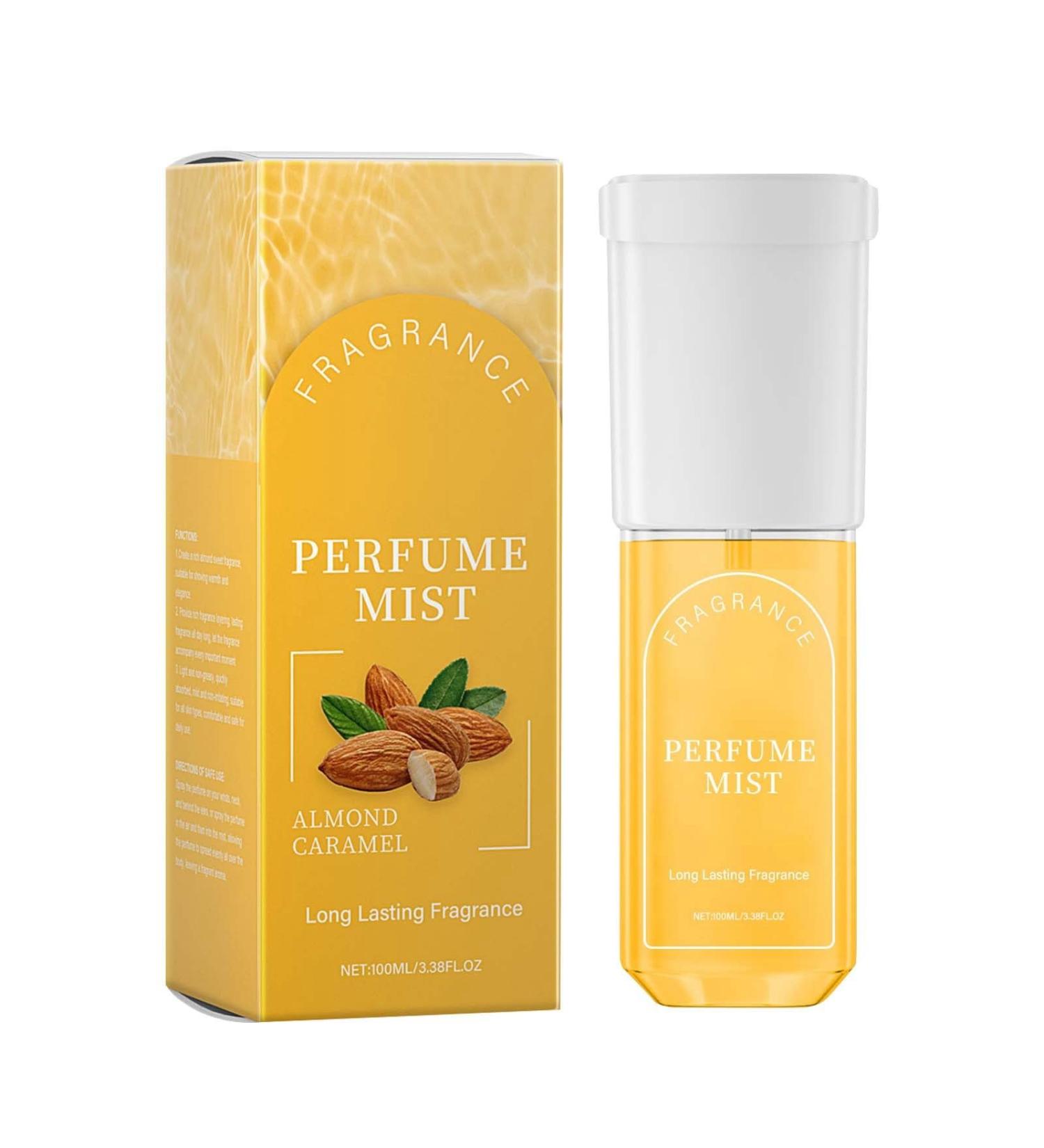 Perfume for Women Almond caramel - Body Perfume Spray Romantic Long Lasting Eau De Parfum Captivating Hair Mist Suitable for Travel Size Presents for Women 4.6x4.7x13.4 F - Buy Online on GoSupps.com