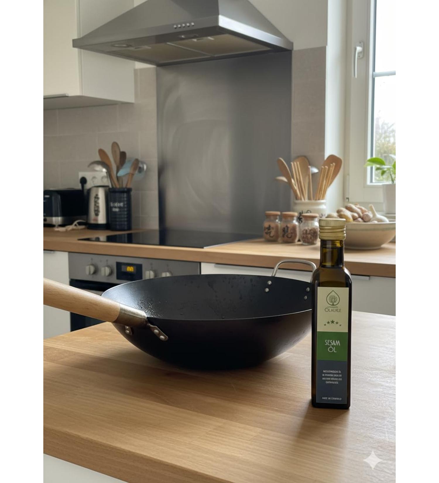  Odenw lder Lebensmittel Odenw lder Lebensmittel Premium Sesame Oil Cold-Pressed Sesame Oil Unique Taste Ideal for Searing and Dressing Made in Ge - Buy Online on GoSupps.com