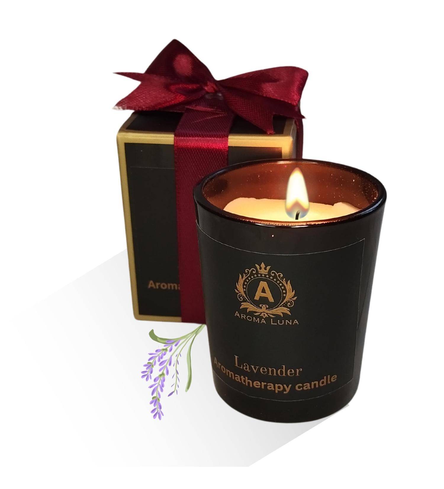 Luxury Scented Candles Set | Rose Lavender Miss Coco Freesia | Black Jar Collection | Perfect Christmas Gifts | Aromatherapy Bliss - Buy Online on GoSupps.com