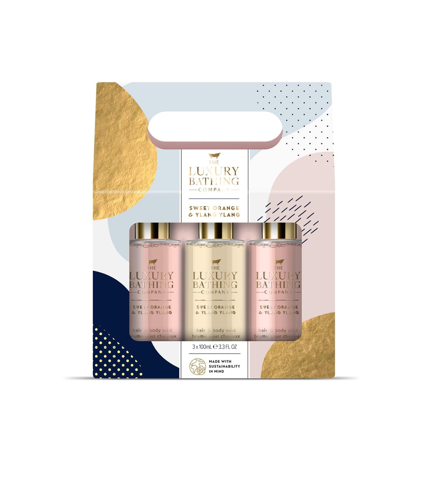 The Luxury Bathing Company - Sweet Orange & Ylang Ylang - Trio of Body Mists