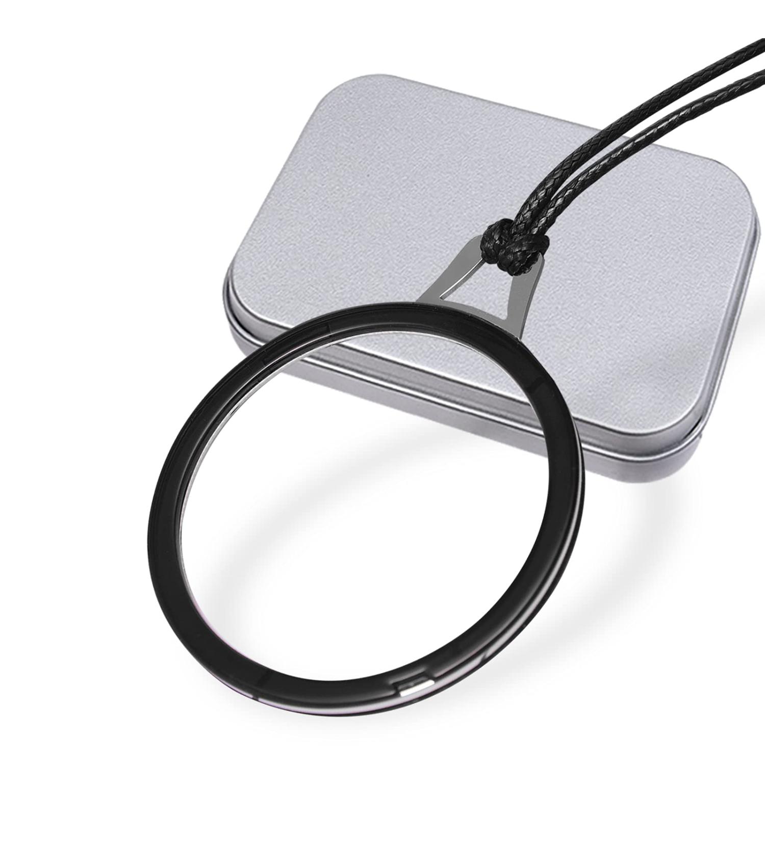 Luff Necklace Reading Glasses +2.5 - Fashion HD Portable Readers for Men & Women | Anti-Lost Handheld Neck Type - Buy Online on GoSupps.com