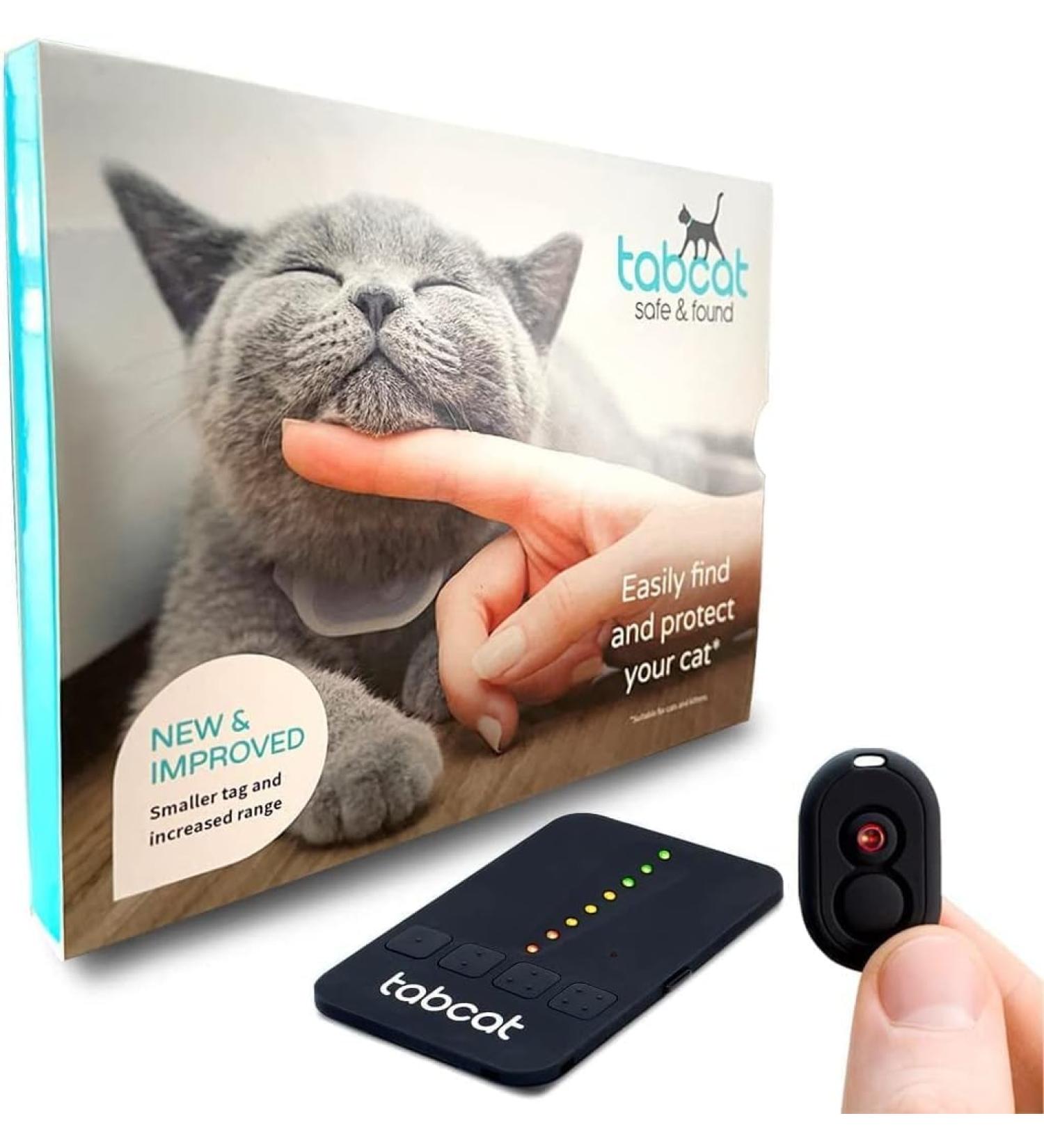 Tabcat V2 Pet Cat/Kitten Tracker - Longer Range, Smaller Tags - Buy Online on GoSupps.com