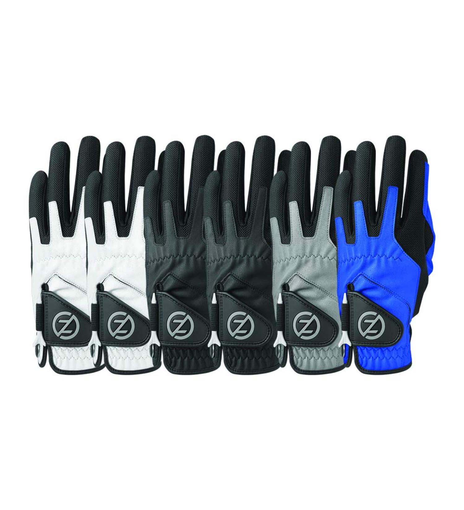 Zero Friction Men's Performance Golf Glove 6-Pack - Multicolor Universal Fit V2 - Buy Online on GoSupps.com