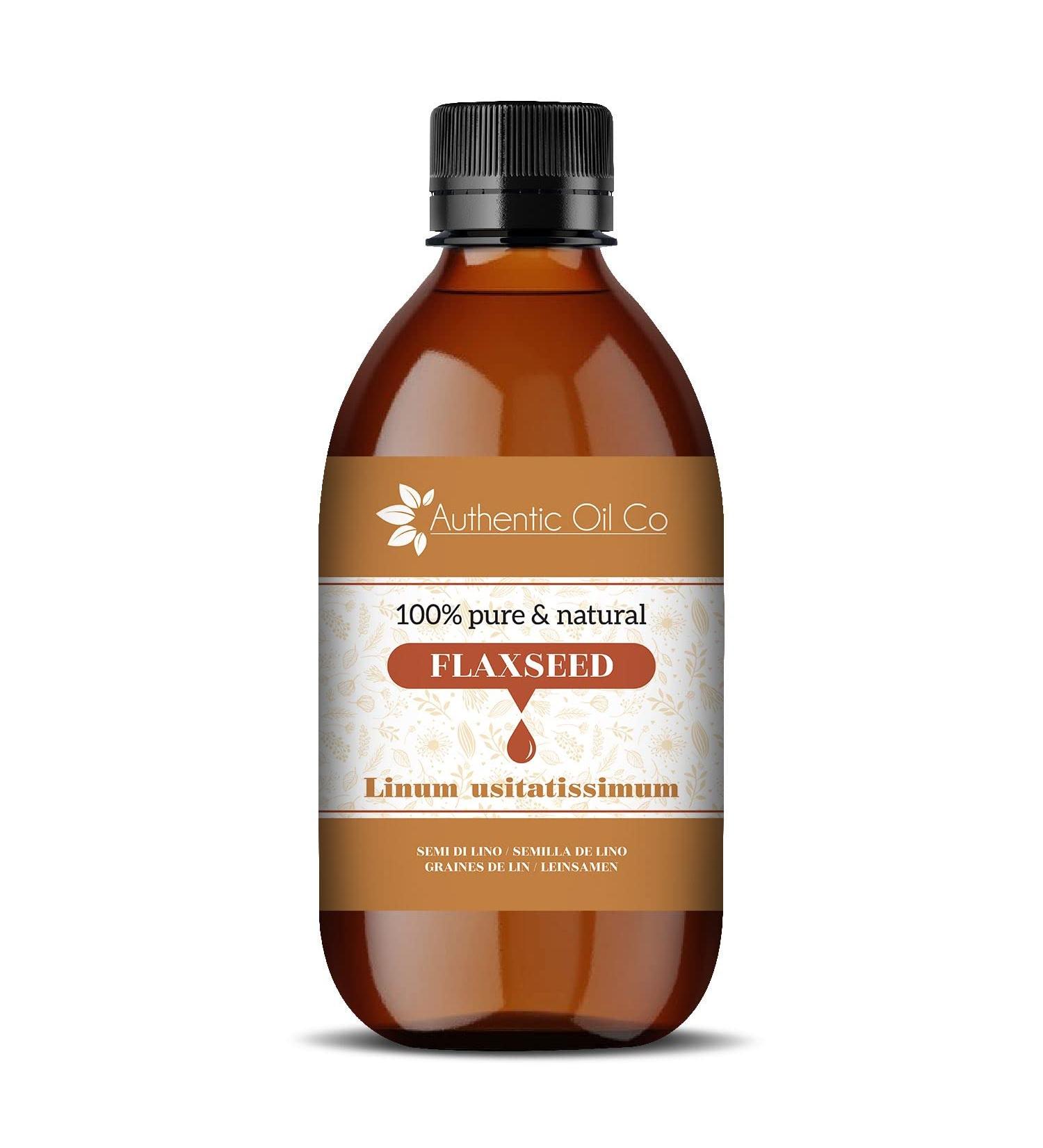Flaxseed oil 100% pure and natural plant-based vegan and cruelty-free (100 ml) 100 ml (1 pack)