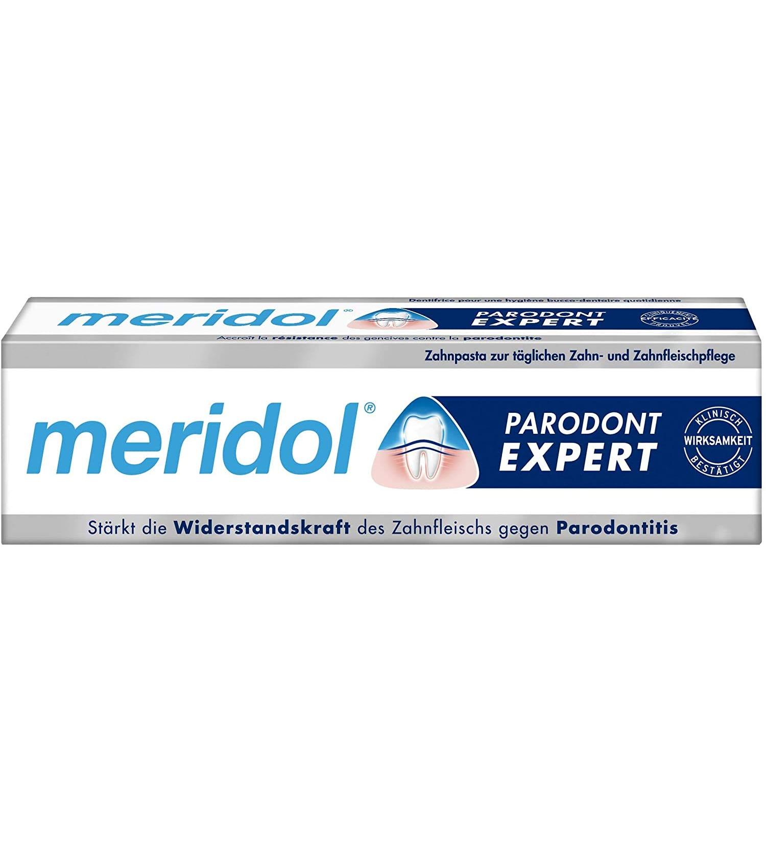 Meridol Toothpaste - Parodont Expert - Pack of 6 (6 x 75 ml)