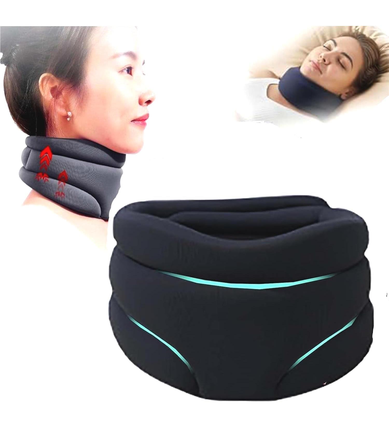 Soft Foam Neck Brace Universal Cervical Collar Adjustable Support Brace for Sleeping - Relieves and Spine Pressure Neck Collar After Whiplash or Injury yl-105023 - Buy Online on GoSupps.com