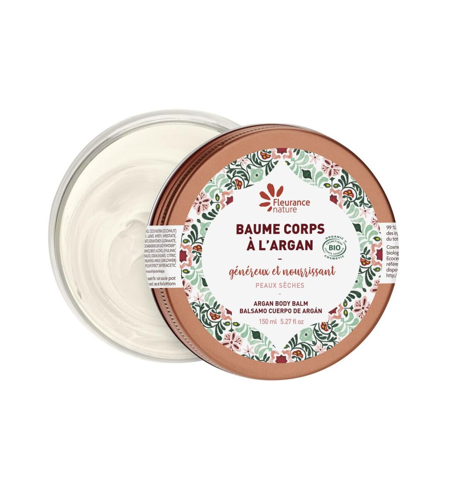 Baume Corps   l'Argan Fleurance - Nourishing Argan Body Balm for Hydrated Skin | Shop Internationally - Buy Online on GoSupps.com