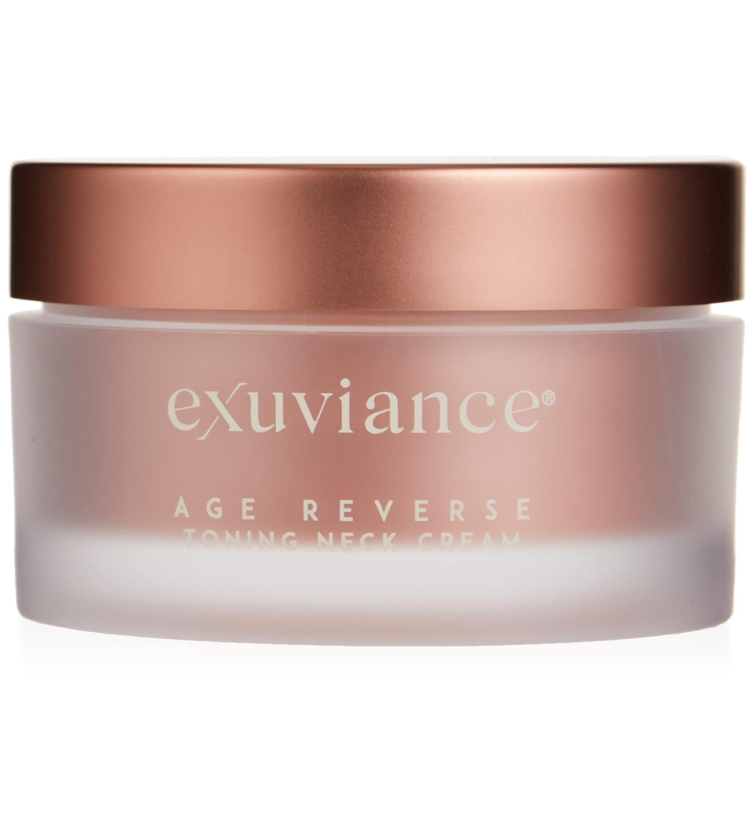 EXUVIANCE AGE REVERSE Toning Neck Cream 4.4 oz with NeoGlucosamine, Citrafill, and Apple Stem Cell Extract - Buy Online on GoSupps.com