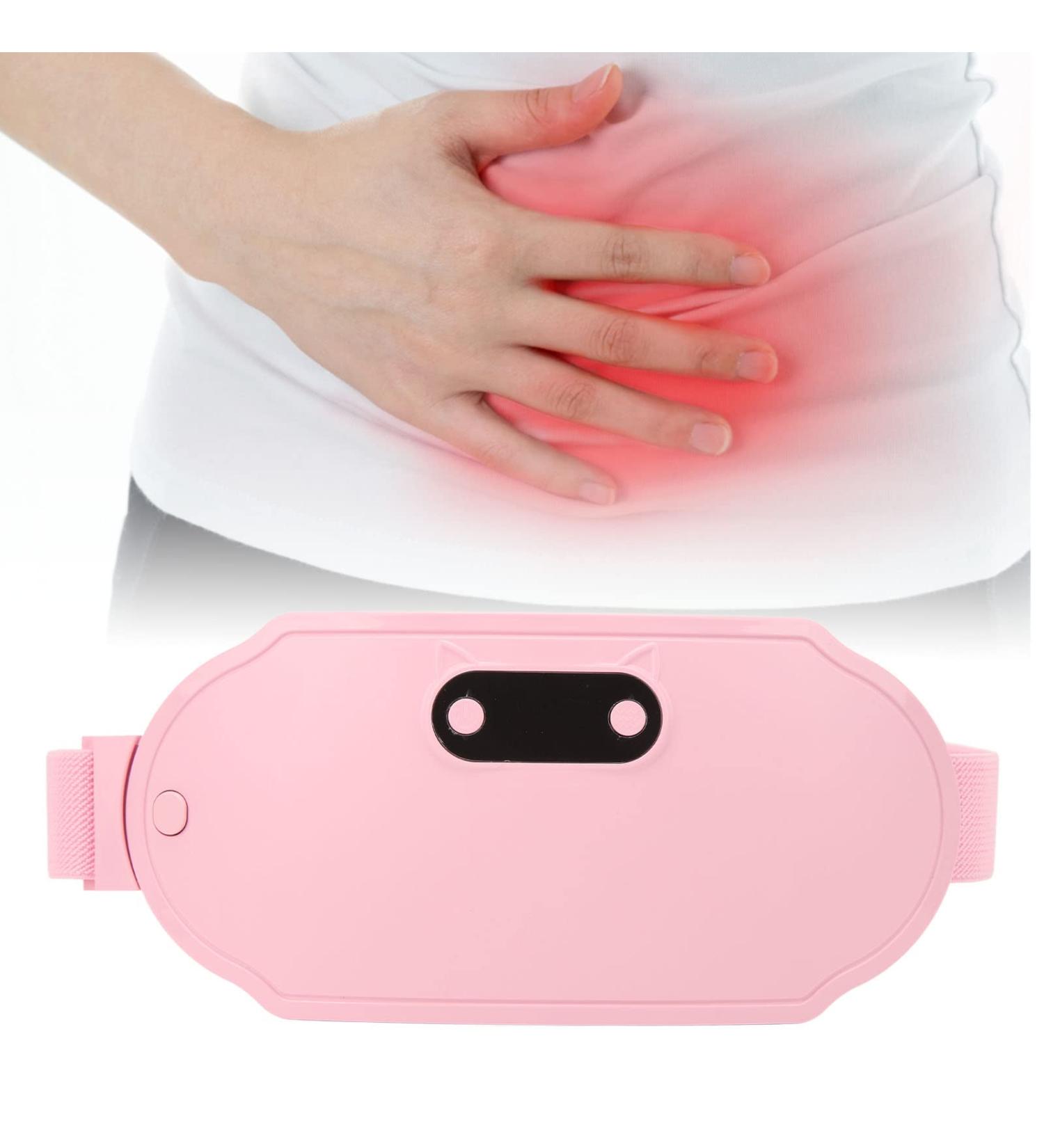 ZJchao Menstrual Heating Pillows Wireless 6-Speed Vibration & Heat for Menstrual and Back Pain Relief | Ideal for Women & Girls - Buy Online on GoSupps.com