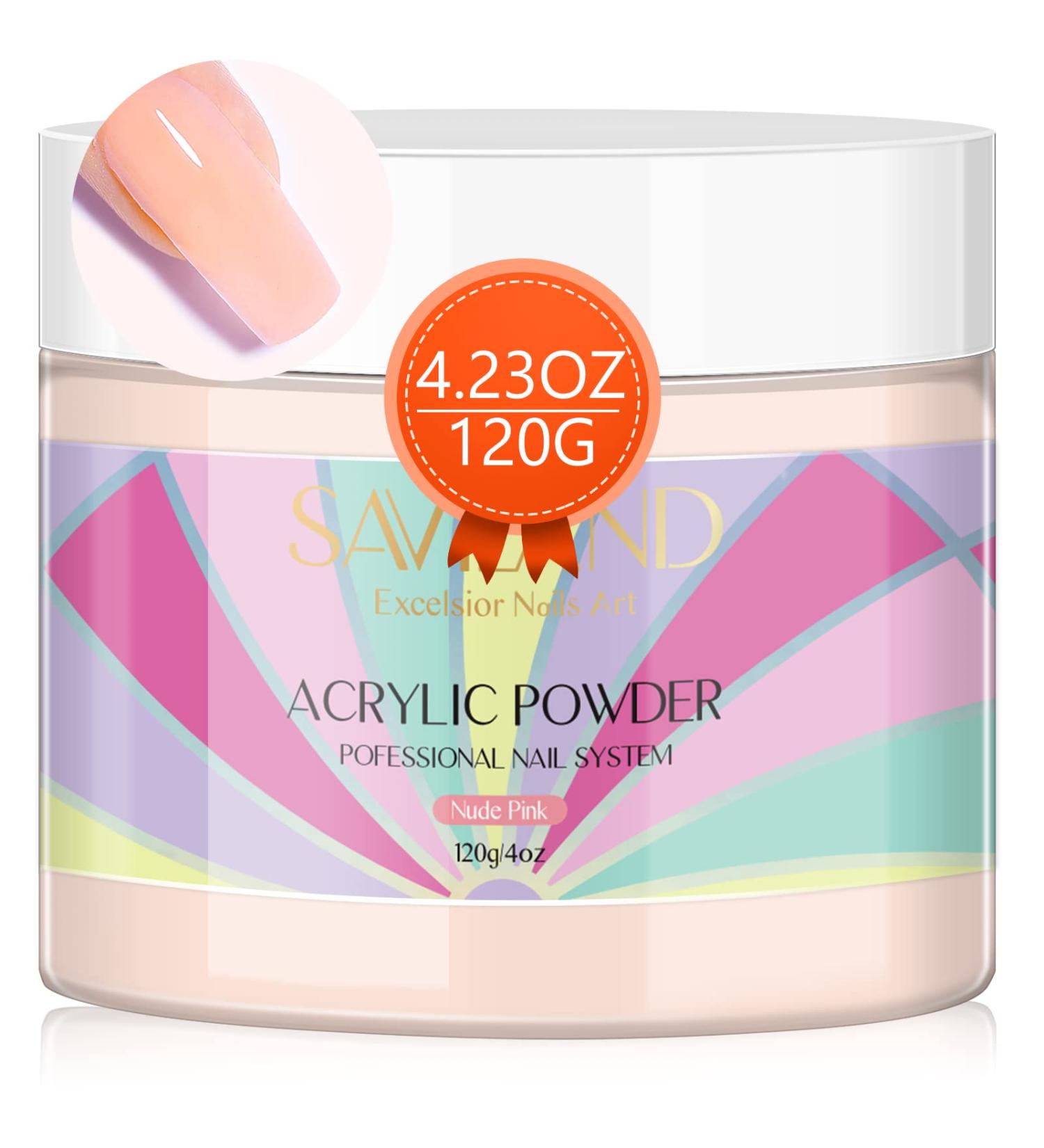 Saviland 120g Nudes Acrylic Powder - Professional Salon Quality for Nail Extension | 4.23oz Acrylic Nail Powder for French Nails - No Lamp Needed - Buy Online on GoSupps.com