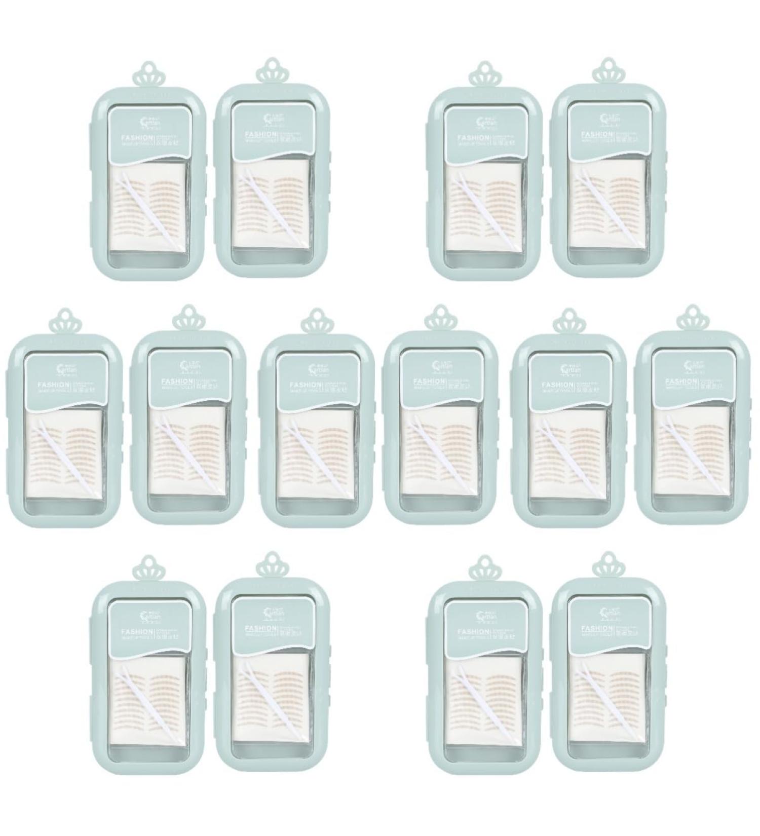 Ipetboom 14 boxes Woman Patches Double-eyelid Eyelid Paste Women of Natural Lace Double-sided Makeup Eye 7X6cmx7pcs Assorted Colorx7pcs - Buy Online on GoSupps.com