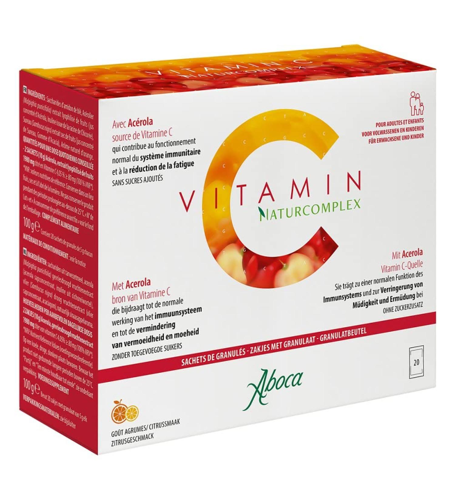 Vitamin C natural complex granules 20 x 5 g