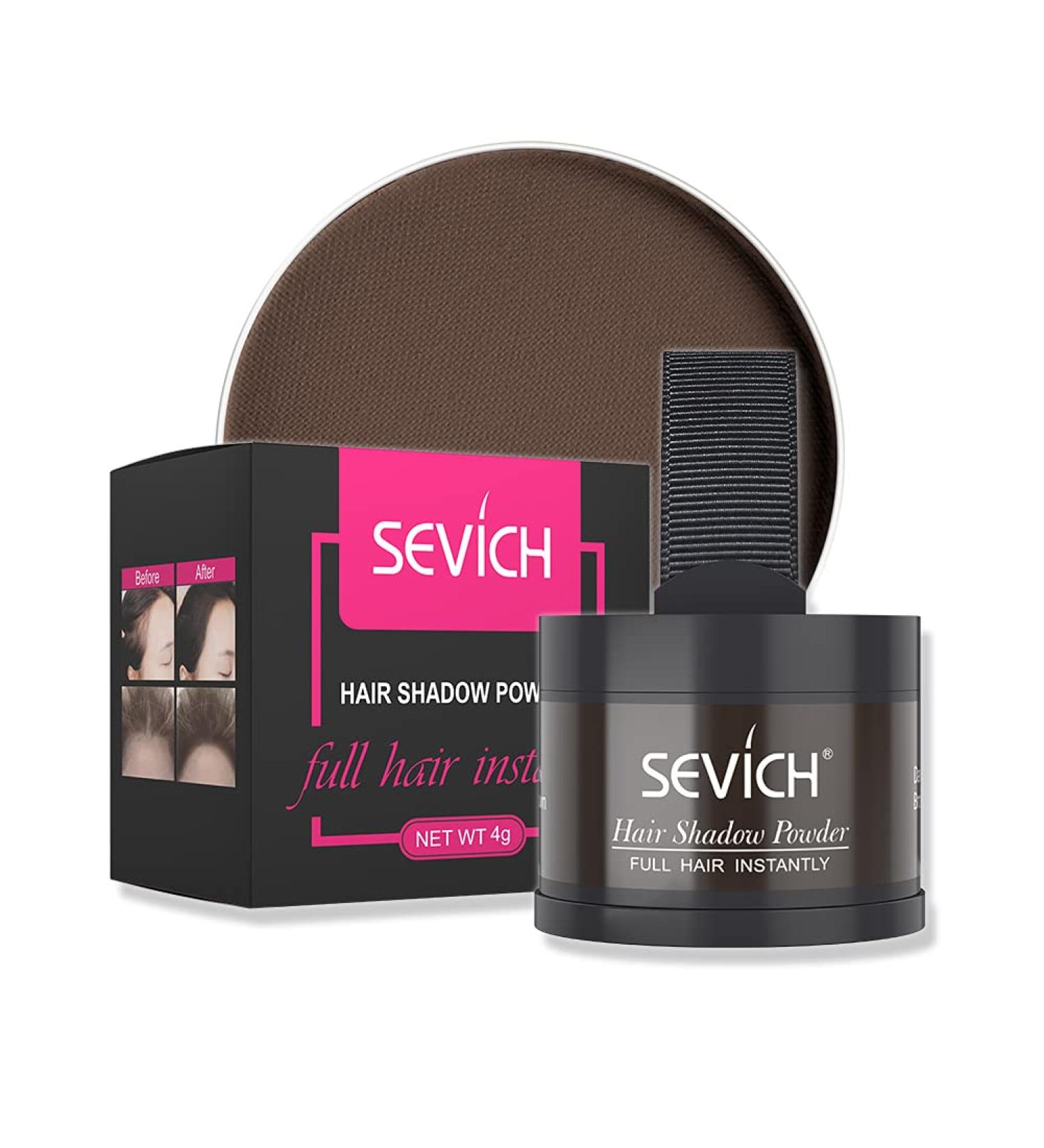 SEVICH Hairline Shadow: Instant Grey Hair Root Concealer & Brow/Beard Line Touch Up - Dark Brown - Buy Online on GoSupps.com