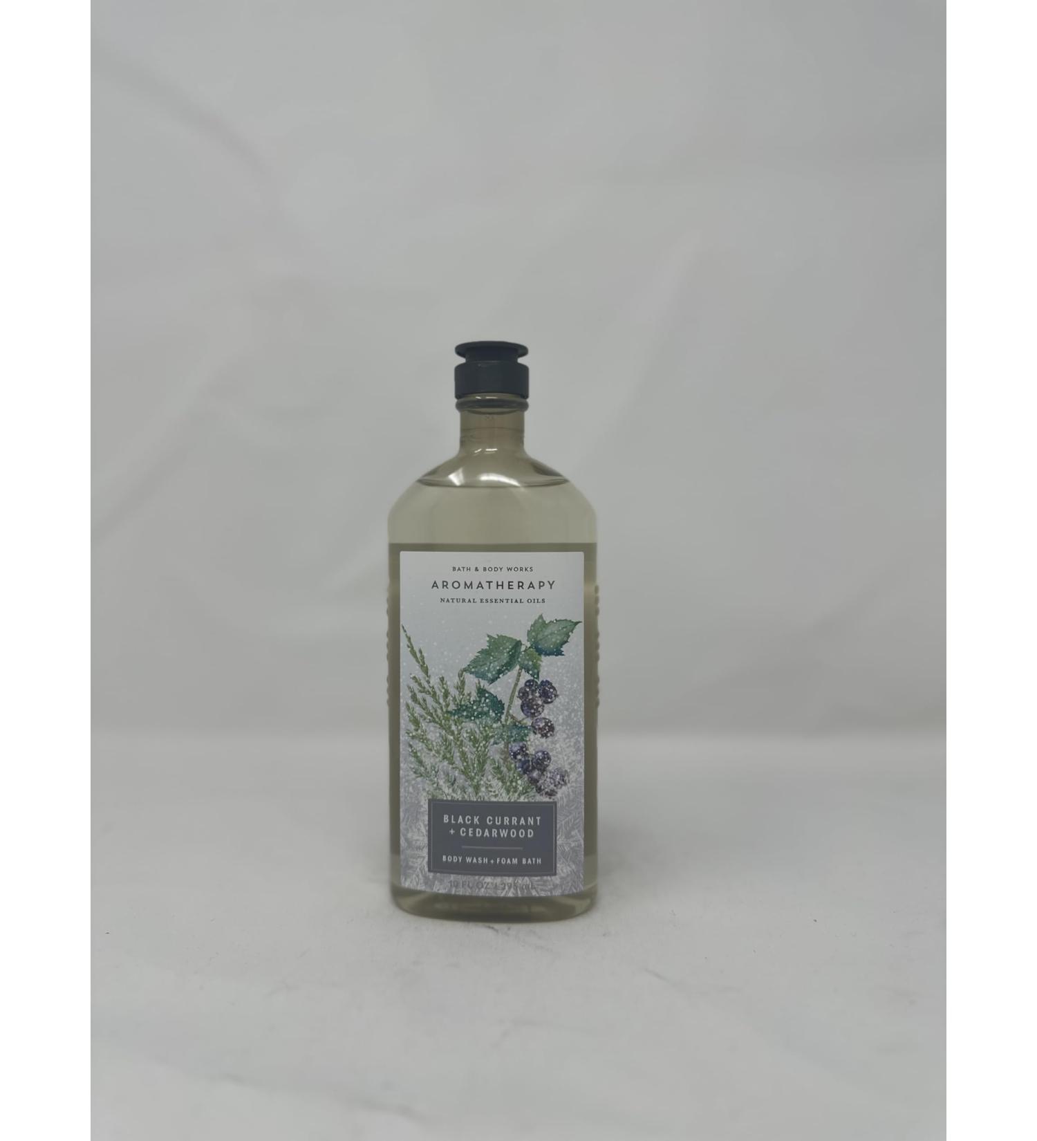 Black Currant +Cedarwood Body Wash + Foam Bath 10 fl oz/ 295 ml (vitamin E + Aloe)