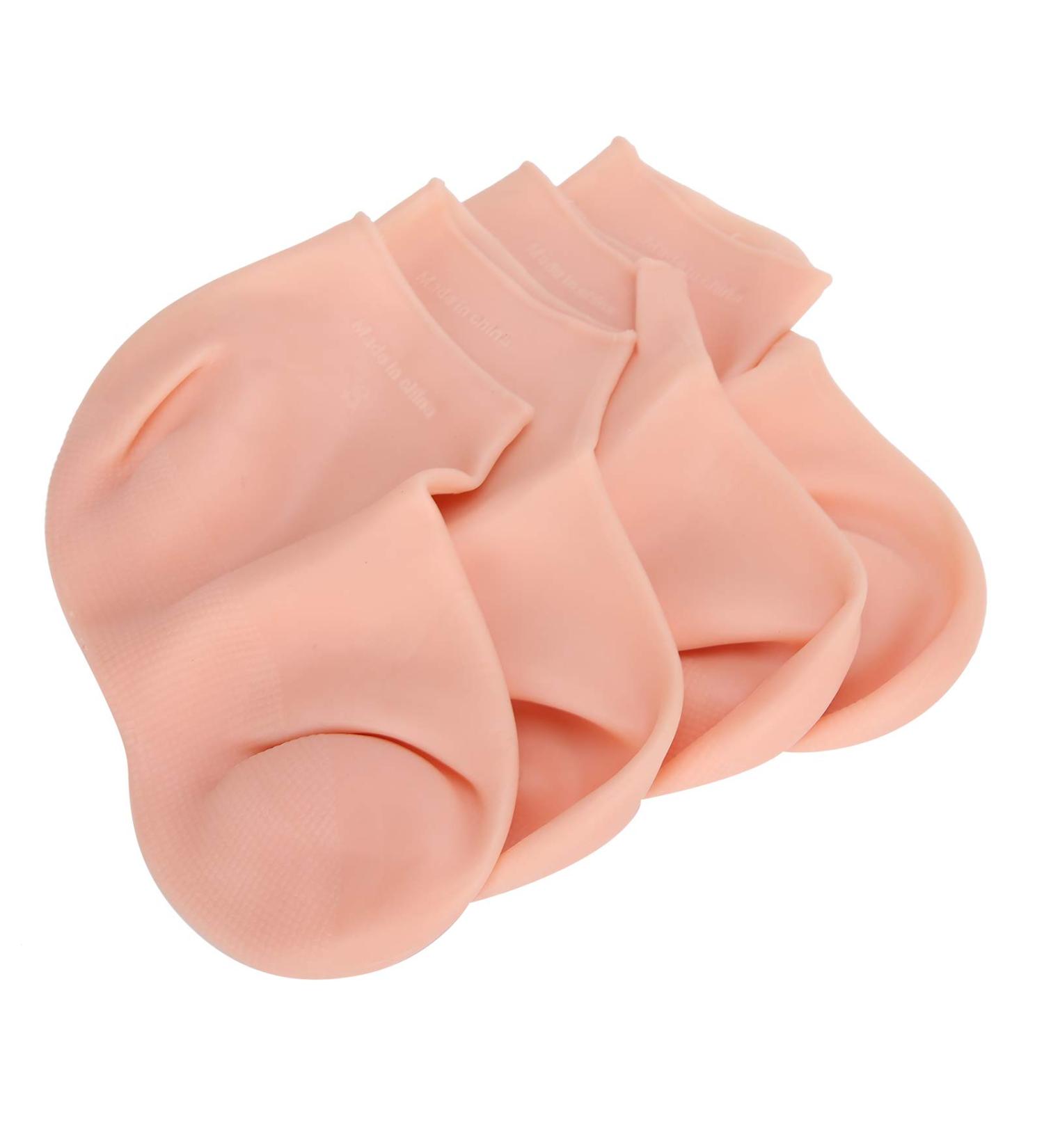 Verdant Touch Foot Protectors Socks Moisturizing Foot Care Socks 2 Pairs Exfoliating Anti-Cracking Elastic Socks XL (42-44) - Buy Online on GoSupps.com