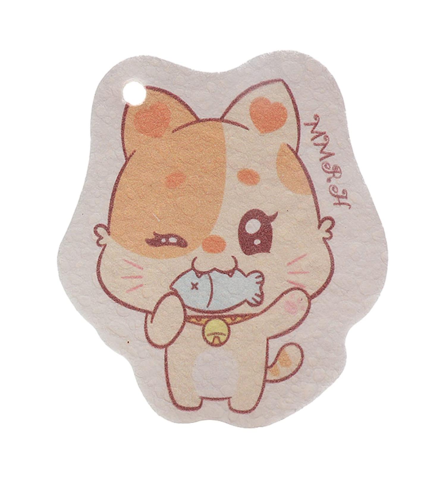 Cartoon Dish Cloth Compressed Sponge Wipe Dishwashing Sponges Rag for Home Kitchen Pot Dishes Bowls Cleaning Tool Dish Towels (C One Size) - Buy Online on GoSupps.com