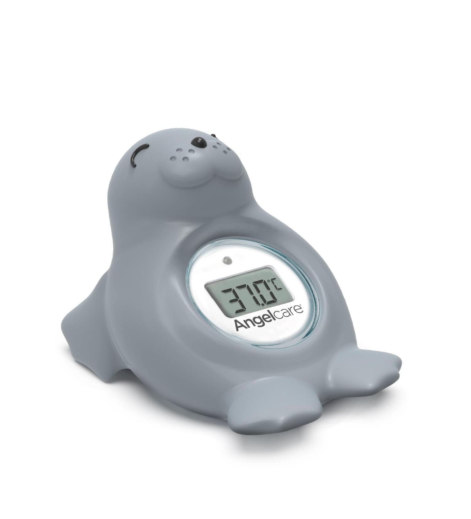 Angelcare Happy Seal Baby Bathroom Thermometer Grey - Buy Online on GoSupps.com