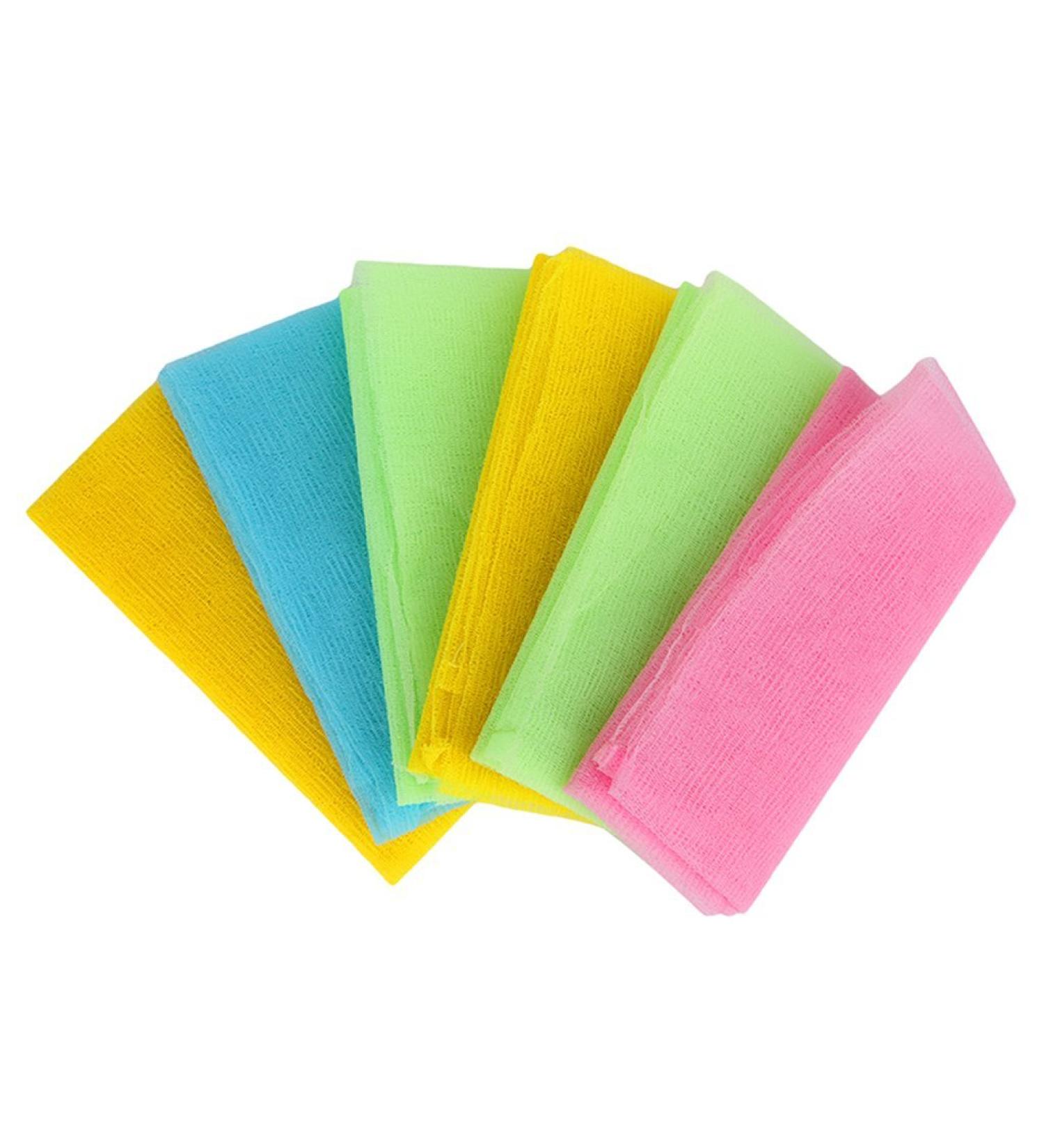 Peeling towel soft nylon washcloth shower peeling for body bathroom cleaning sponges for shower and bathroom durable and useful