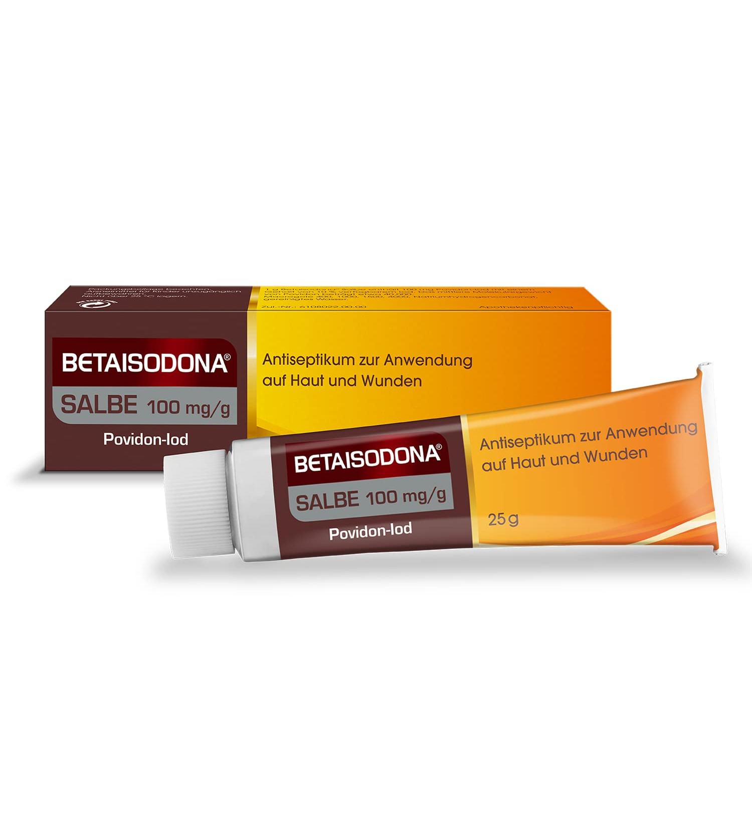 Betaisodona Ointment 25g - Alcohol-Free Wound Disinfectant for Adults & Kids (1+ Year) | Fast International Shipping - Buy Online on GoSupps.com