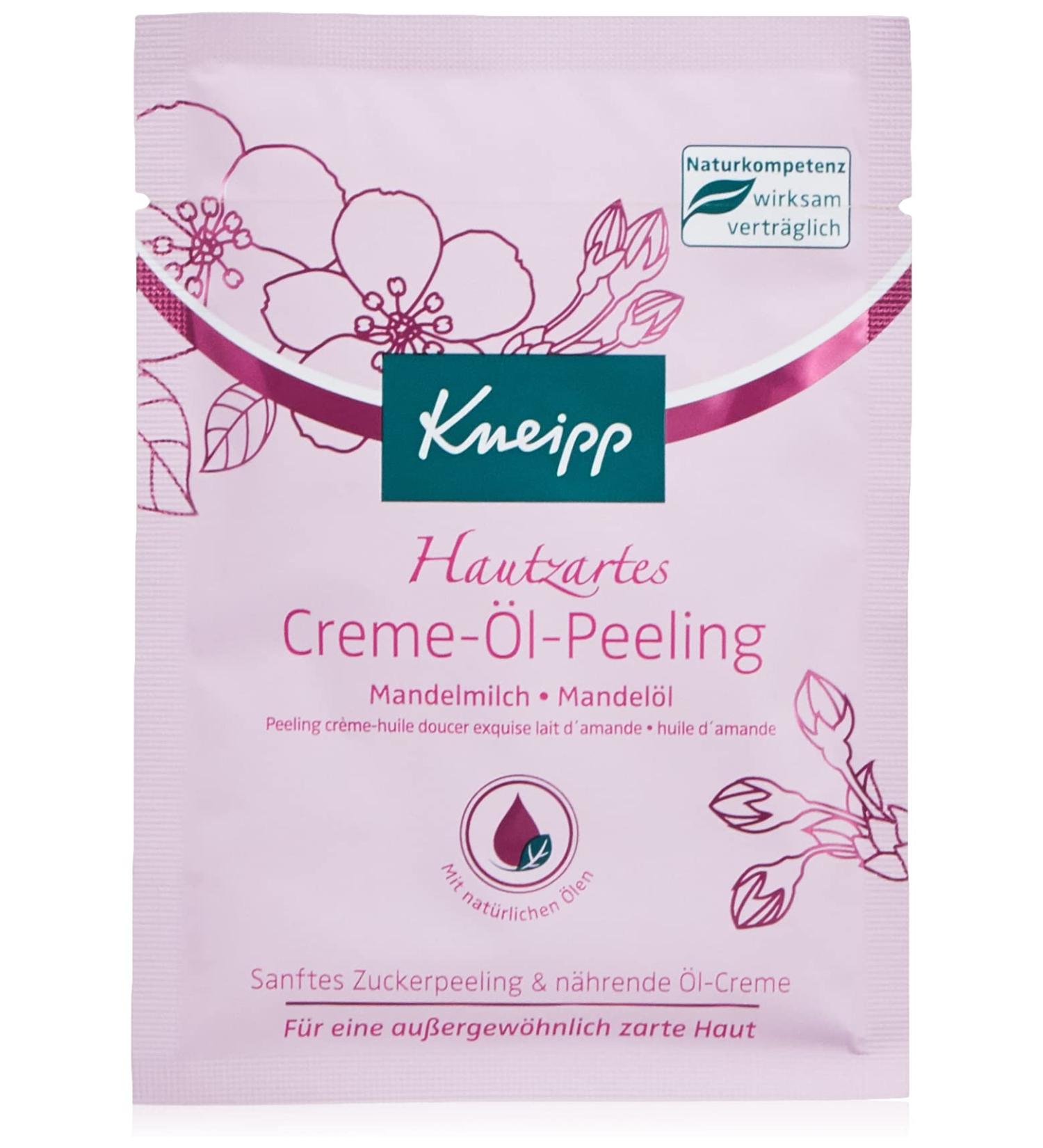 Kneipp Skin-Soft Cream-Oil Peeling 12-Pack | 40 ml Each | Exfoliating Body Care for Smooth Skin - Buy Online Internationally - Buy Online on GoSupps.com