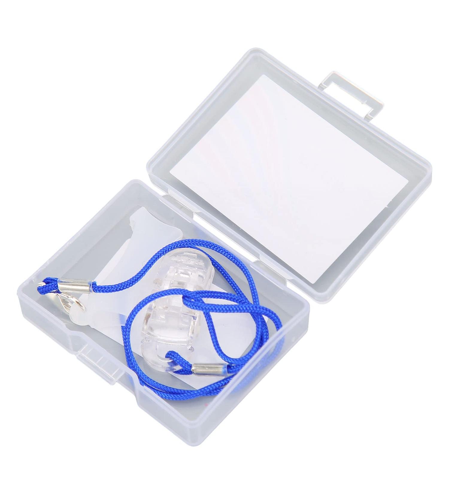 Transparent Hearing Aid Lanyard & Sound Aid Protector Clip - Anti-Lost Rope for Sound Amplifiers | Secure Fastening with Blue HDO Leash - Buy Online on GoSupps.com