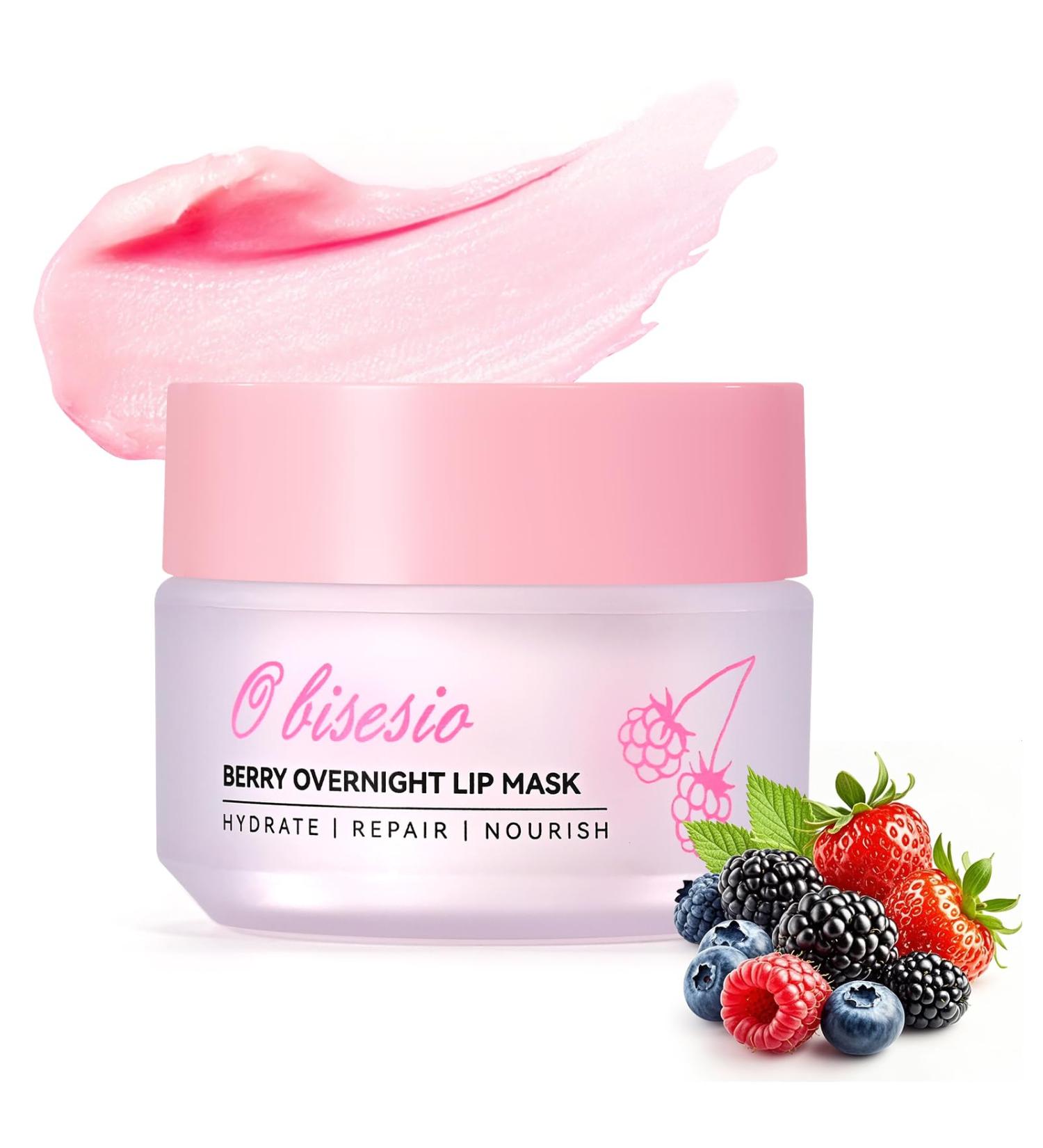 Lip Mask Lip Balm Overnight Lip Mask Lip Cream Lip Sleeping Mask Enriched With Squalane And Jojoba Oil.A Long-Lasting Deeply Nourishing Lip Treatment That Provides Intense Hydration Without Stickiness - Buy Online on GoSupps.com
