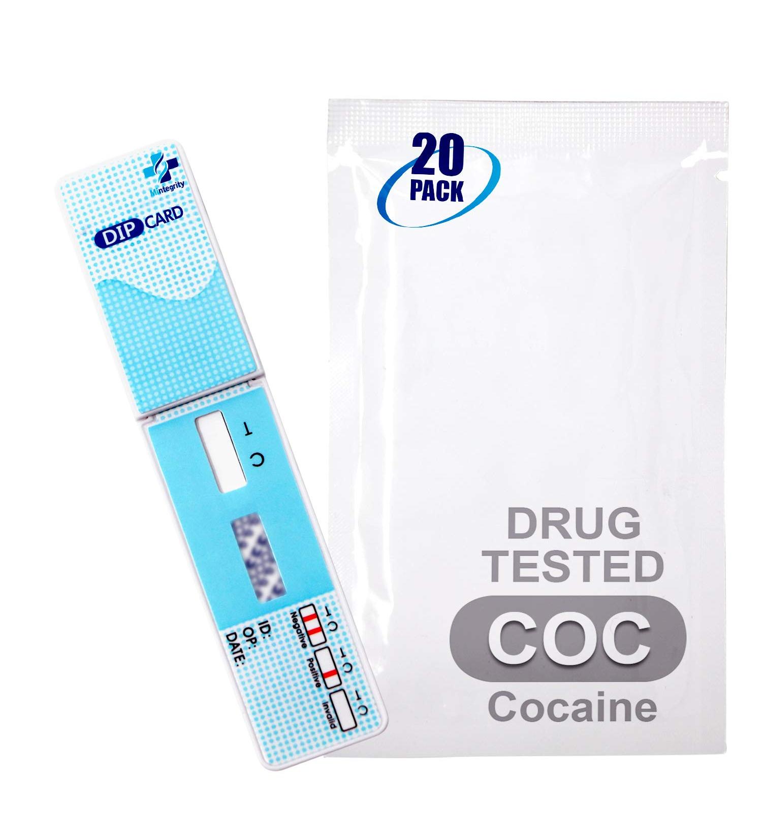 MiCare 20pk 1-Panel COC Urine Test Card - Fast & Accurate Results | MI-WDCO-114 - Buy Online on GoSupps.com