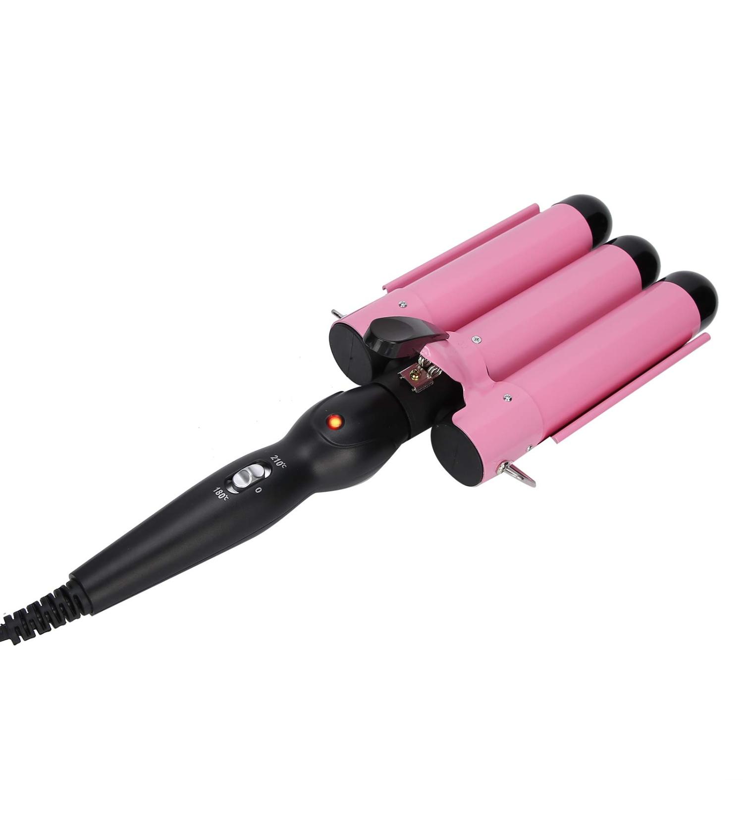 Hair Curling Iron 3 Barrel 32mm - Electric Hair Waver Styling Tool for Perfect Curls (110-240V US Plug - Buy Online on GoSupps.com
