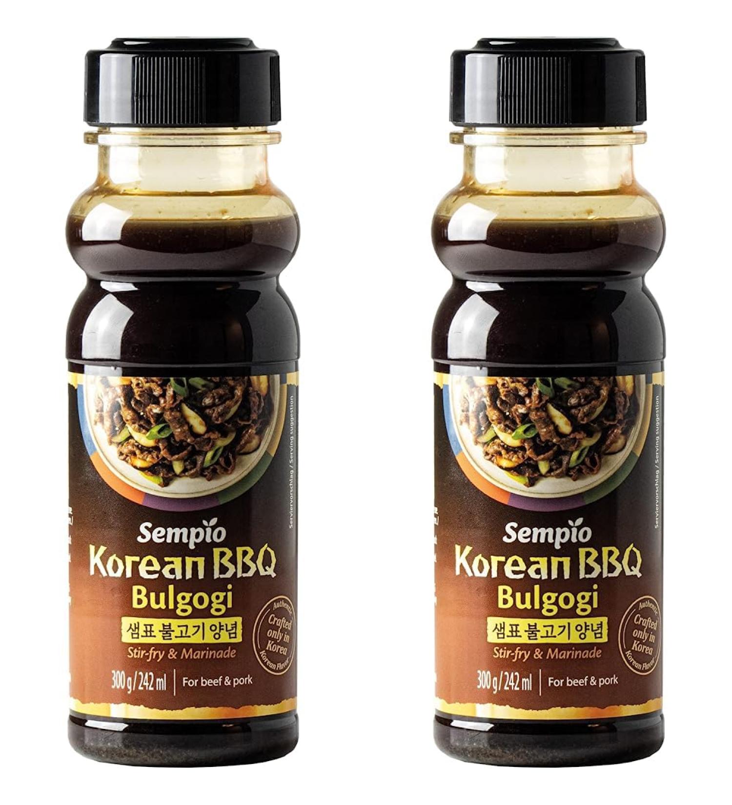 Sempio Bulgogi Marinade Korean BBQ Sauce 300g (Pack of 2) 300 g (Pack of 2)
