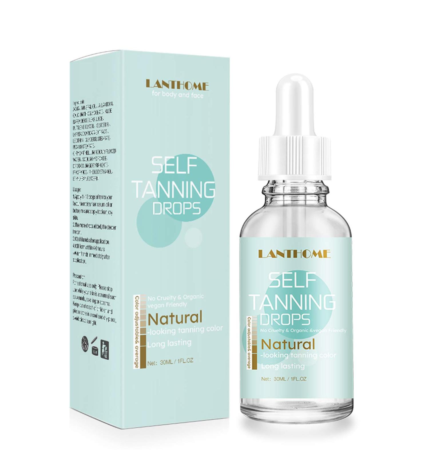 Fesjoy Lanthome 30 ml selftanning drops nonsticky medium tanning adjustable 30 ml selftanning drops - Buy Online on GoSupps.com