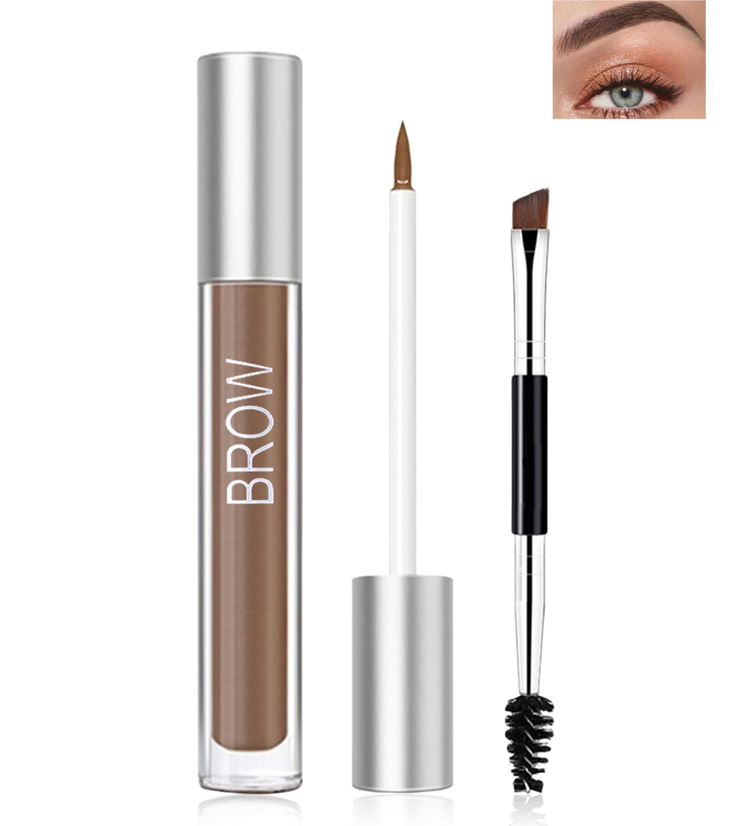 Tinted Brow Gel- Auburn Tinted Thickening Eyebrow Gel Brow Fast Sculpt Volumizing Eyebrow Glue Waterproof Long-Lasting Transfer-Proof Eyebrow Mascara Makeup with Brow Tool & Brush (0.106 Oz)-05# 05# Auburn - Buy Online on GoSupps.com
