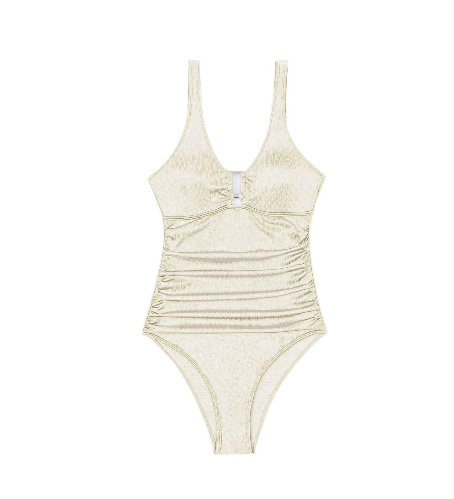 Women Tummy Control One Piece Halter Neck High Waisted Swimming Costumes Sexy Swimsuits Printed Bandage Lace Up Bikini Bathing Suits Sporty Beach Wear Monokinis 4442-zgfdfs-beige-g XL - Buy Online on GoSupps.com