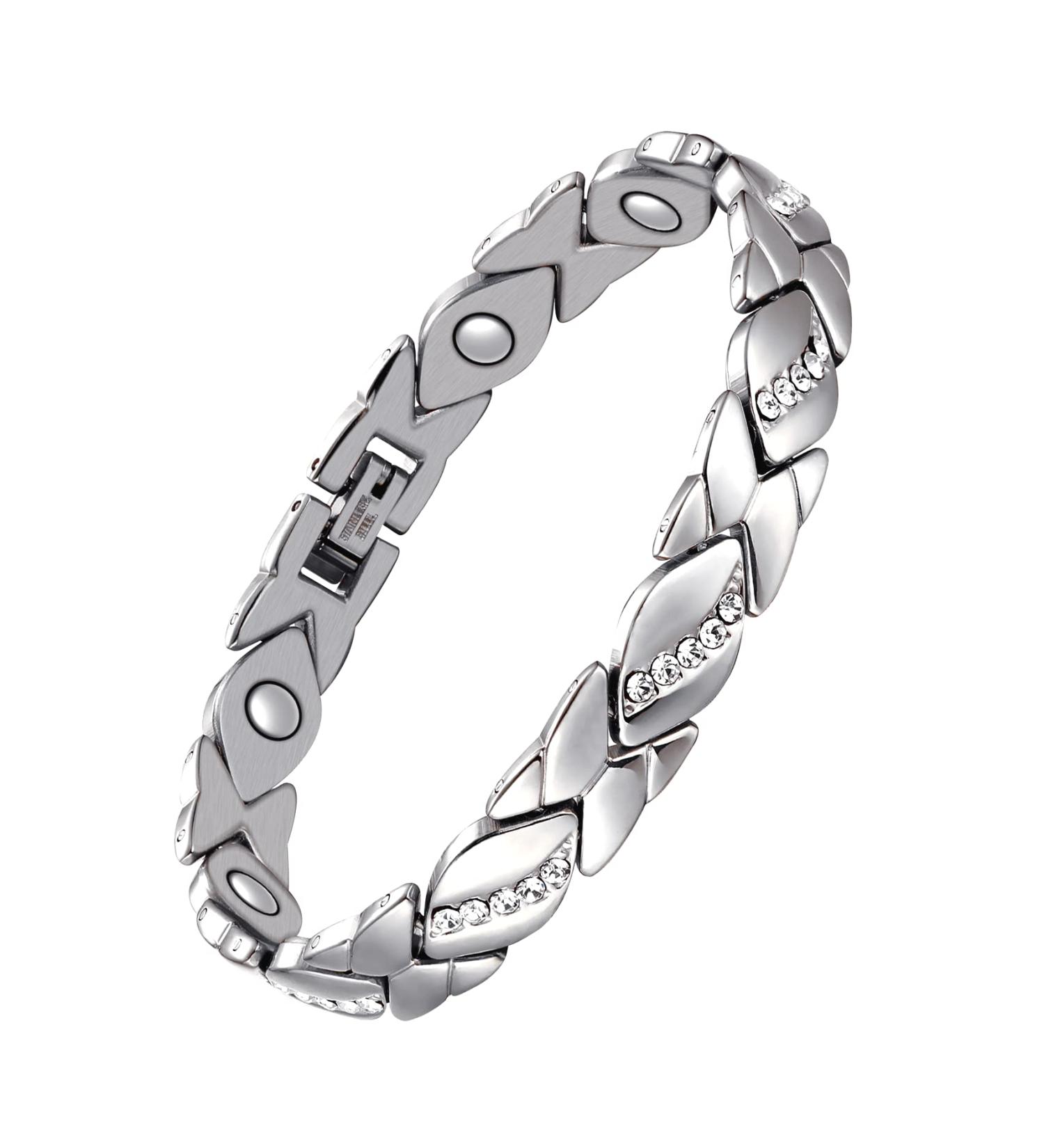 Jecanori Copper Bracelets for Women - Magnetic Arthritis Pain Relief - Pure Copper Crystal Jewelry Gift - Buy Online on GoSupps.com