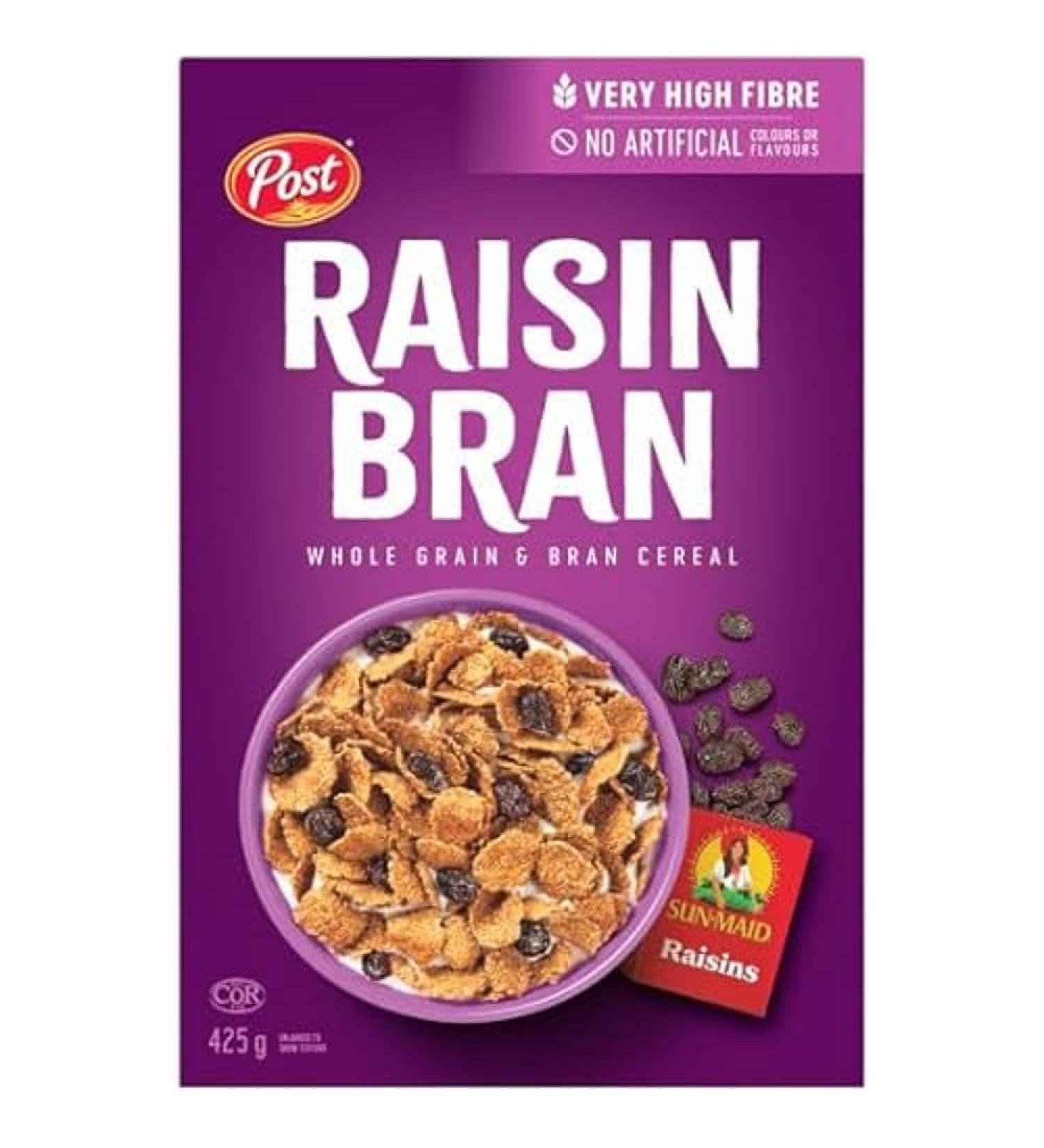 Post Raisin Bran Retail Size 425g